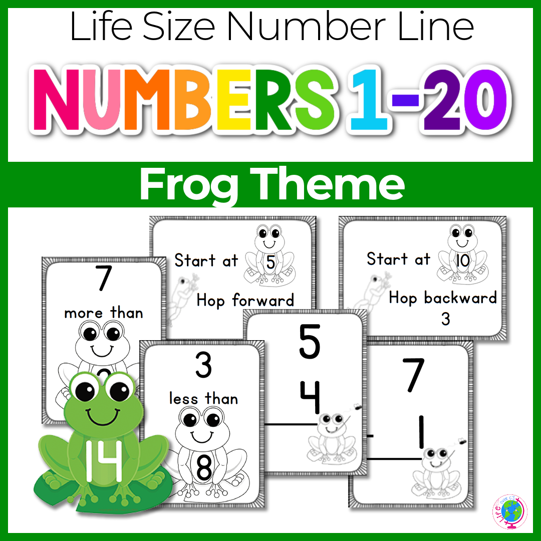 Frog Number Lines: Adding and Subtracting within 20 – lifeovercs