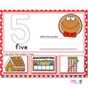 1-20 Gingerbread Number Recognition Mats | Ten-frames, Array, Tally Marks