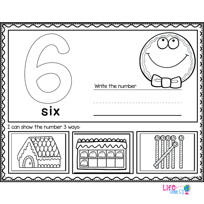 1-20 Gingerbread Number Recognition Mats | Ten-frames, Array, Tally Marks