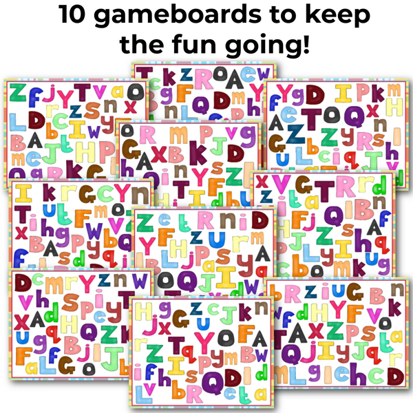 Alphabet Theme I Spy 'Flip' Board Game
