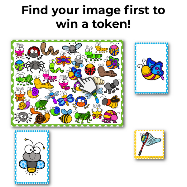 Bug and Insect Theme I Spy 'Flip' Board Game