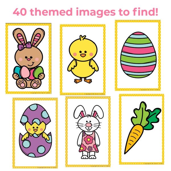Easter Theme I Spy 'Flip' Board Game