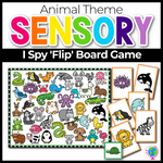 Animal Theme I Spy 'Flip' Board Game