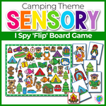 Camping Theme I Spy 'Flip' Board Game