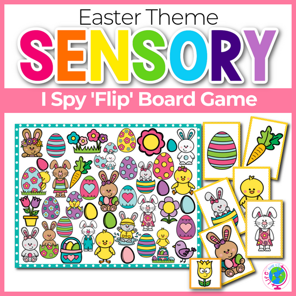 Easter Theme I Spy 'Flip' Board Game