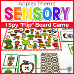 Apple Orchard Theme I Spy 'Flip' Board Game
