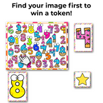 Numbers 0-9 Theme I Spy 'Flip' Board Game