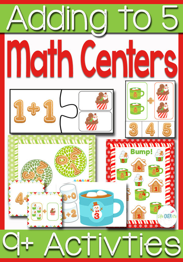 Learning about addition is fun with these addition to 5 math centers and games. Bump!, matching, puzzles, clip cards and more!