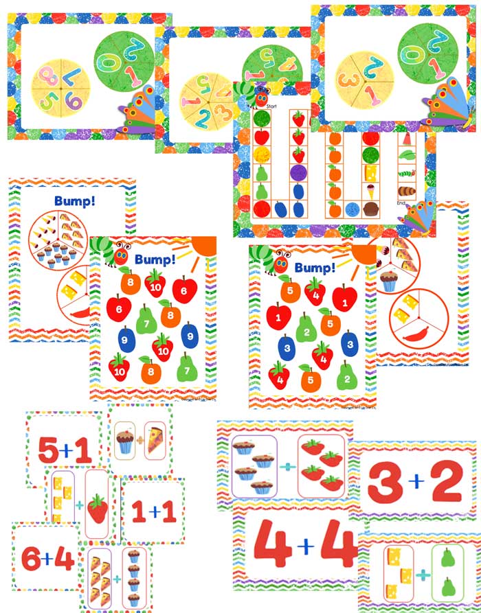 Your students will have so much fun learning addition to 10 with these 8 math centers and 4 printable activities. There is a strong emphasis on relating the one-to-one counting concept and composing numbers up to 10. All with a fun caterpillar theme!!