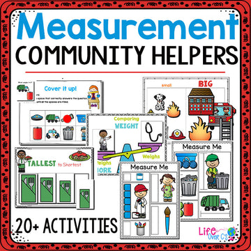 Community Helpers Measurement | Pre-K/Preschool Math Centers
