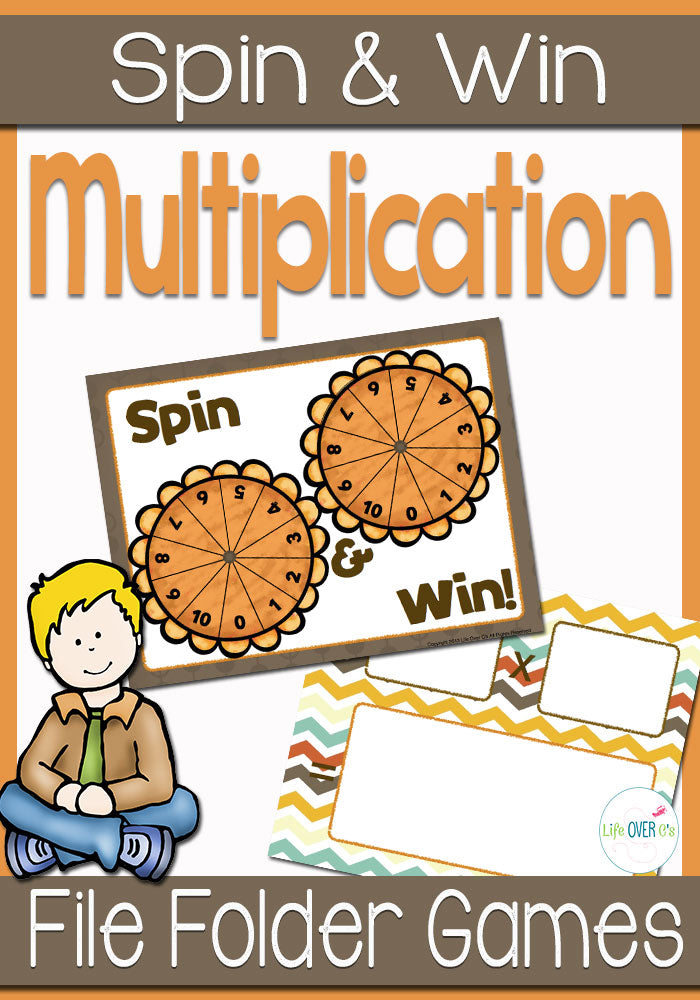 Practice multiplication facts with this fun partner game. Kids will love leaning their multiplication facts as they travel though the game board.