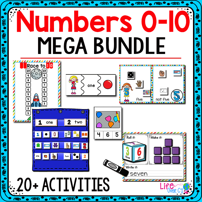 Numbers 0-10 | Kindergarten Math Centers