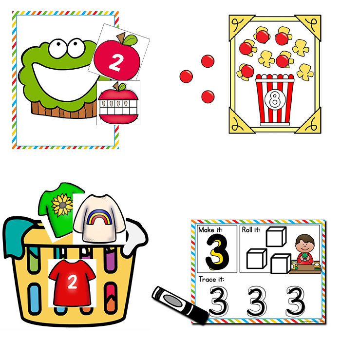 Numbers 1-10 | Pre-k/Preschool Math Centers