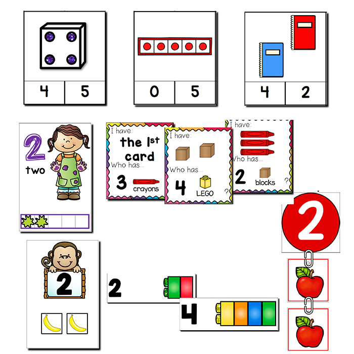 Numbers 0-5 | Pre-K/Preschool Math Centers