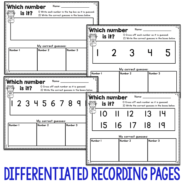 Numbers 1-120 Hide & Seek Endless Bundle