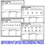 Numbers 0-120 Hide & Seek Pocket Chart Cards | Easter Theme