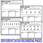 Numbers 0-120 Hide & Seek Pocket Chart Cards | Painting Theme