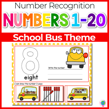 1-20 Back to School Number Recognition Mats | Ten-frames, Array, Tally Marks