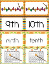 Ordinal Number Card Games: 1st-10th October Theme