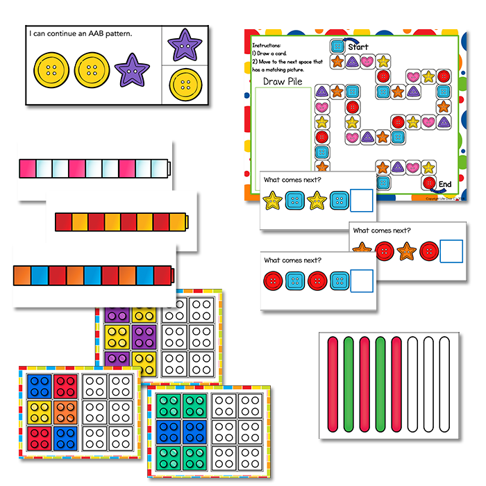 Patterns | Pre-K/Preschool Math Centers