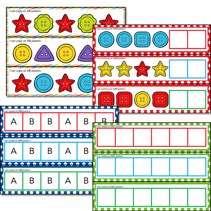 Patterns | Pre-K/Preschool Math Centers