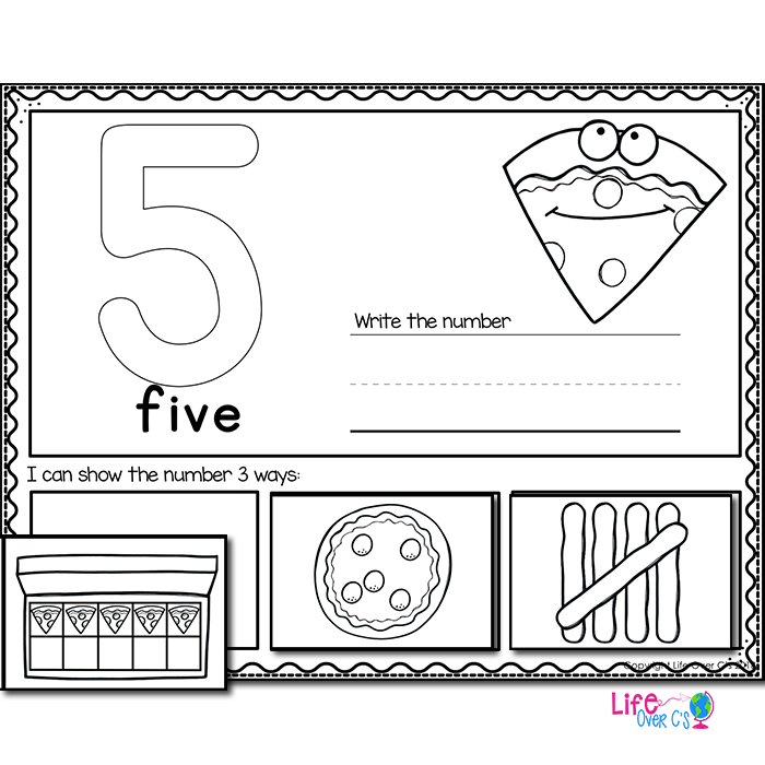 Number Recognition Mats | Ten-frames, Array, Tally Marks