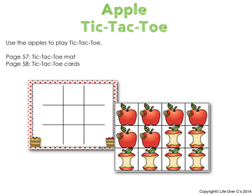 Apple Theme Preschool/Pre-K Math and Literacy