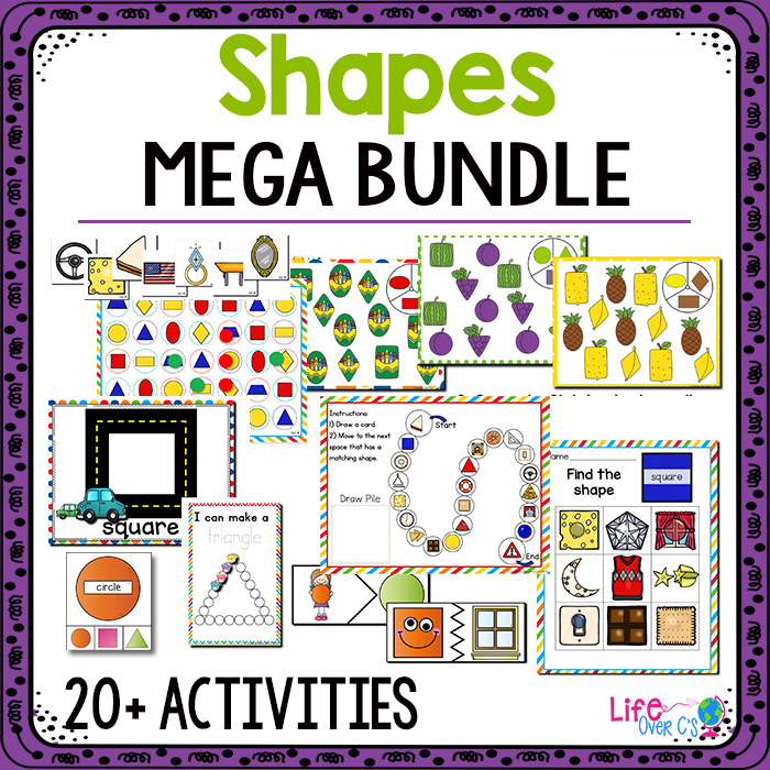 2D Shapes | Pre-K/Preschool Math Centers