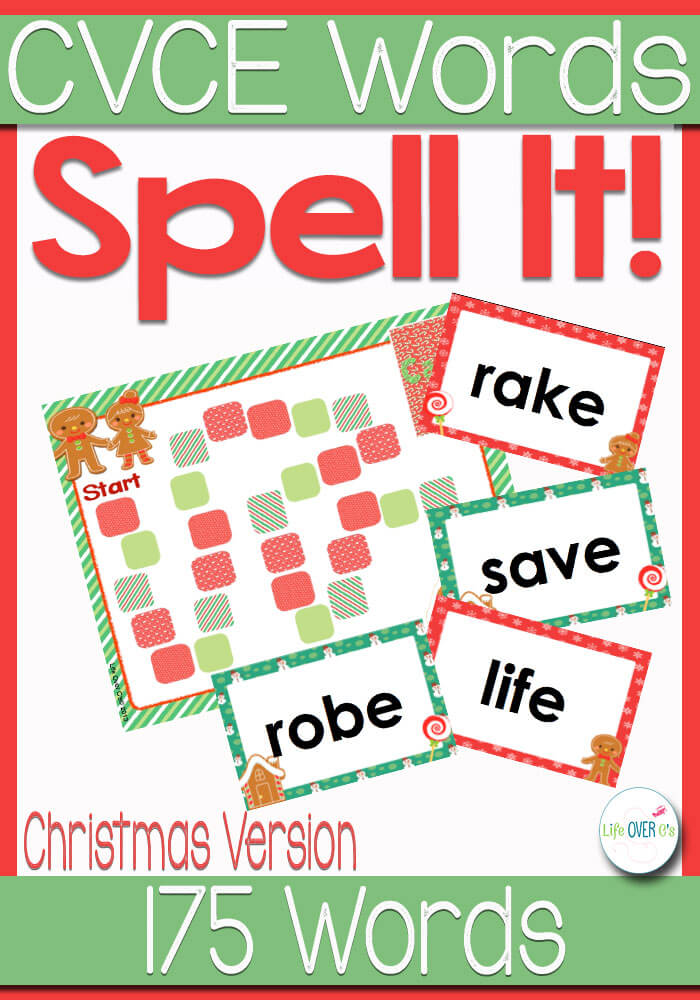 This CVCE Word file folder game is a fun way to learn about magic 'e' words.