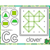 Fine Motor Mats for St. Patrick's Day | Geoboards