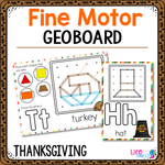 Fine Motor Mats for Thanksgiving | Geoboards