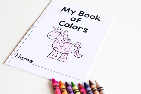 Unicorn Color Activities for Preschool