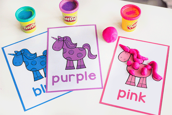 Unicorn Color Activities for Preschool