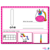 1-20 Unicorn Number Recognition Mats | Ten-frames, Array, Tally Marks
