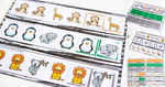 Zoo Printable Animal Pattern Set for Preschool through First Grade