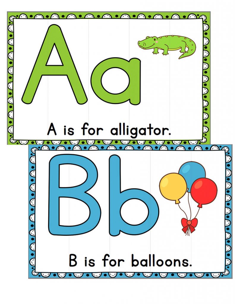 Beginning Sounds Alphabet Puzzles