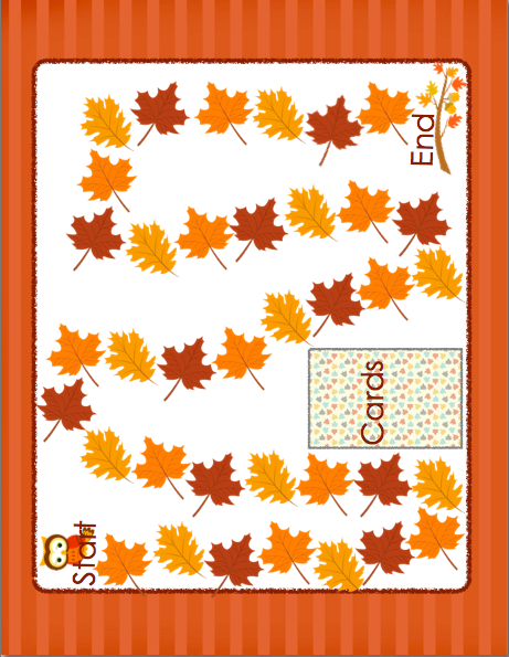 Initial Blends Game CCVC/CCCVC Fall Themed