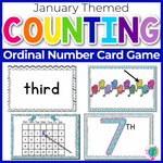 Ordinal Numbers Card Game January