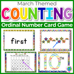 Ordinal Numbers Card Game March