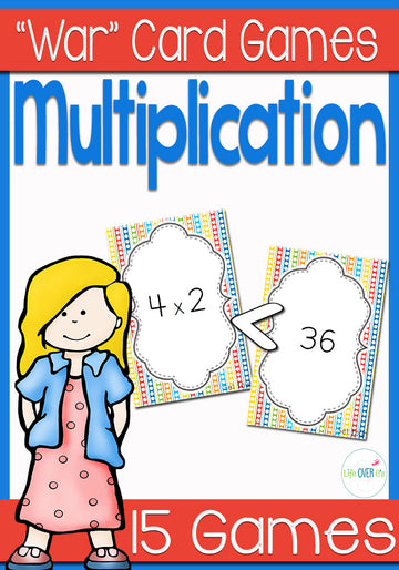 Multiplication Facts War Card Game