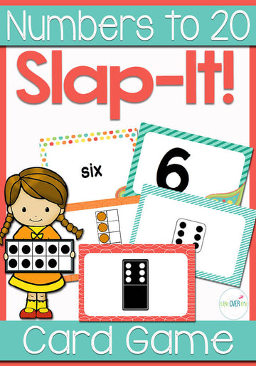 Numbers 0-20 Slap-It Card Game