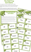Sight Word Card Game: The Odd Frog Fry's 1st 100 Words