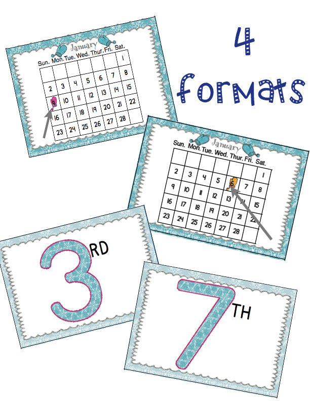 Students will learn ordinal numbers through a fast-paced, fun game! This game reviews ordinal number 1-10 in an January/Winter Theme.