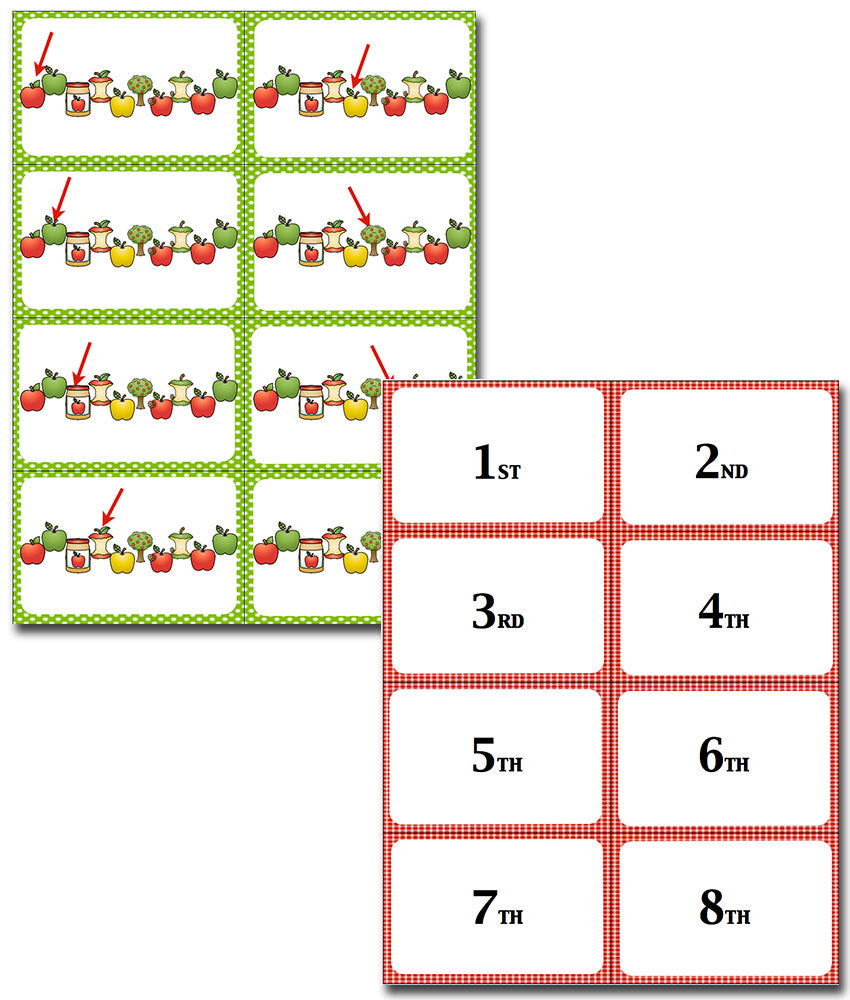 Students will learn ordinal numbers through a fast-paced, fun game! This September Ordinal Numbers Card game reviews ordinal numbers 1st-10th with an exciting September/Apple theme. The kids can look at objects in a line, dates on a calendar, numerals and words to learn what each of them means.