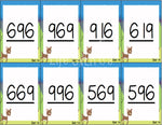 This place value card game set is a super fun way to review place value! 15 different sets of cards give LOTS of opportunities to practice!