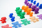 Counting to 10 is so much fun with these rainbow bear counters and printable preschool pack.