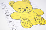 Puzzles for counting to 5 and 10 are included in this rainbow bear printable pack.