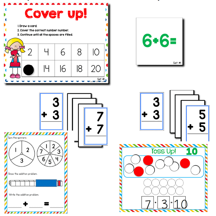 Simple Addition | 1st Grade Math Centers