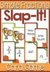 This simple fraction card game is a fun way to learn about equivalent fractions. The kids will love the pumpkin pie theme!