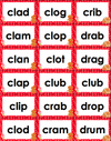Kids will love practicing CCVC Words with this fun initial blends board game. With over 180 initial blends words, it will be a new game every time they play!